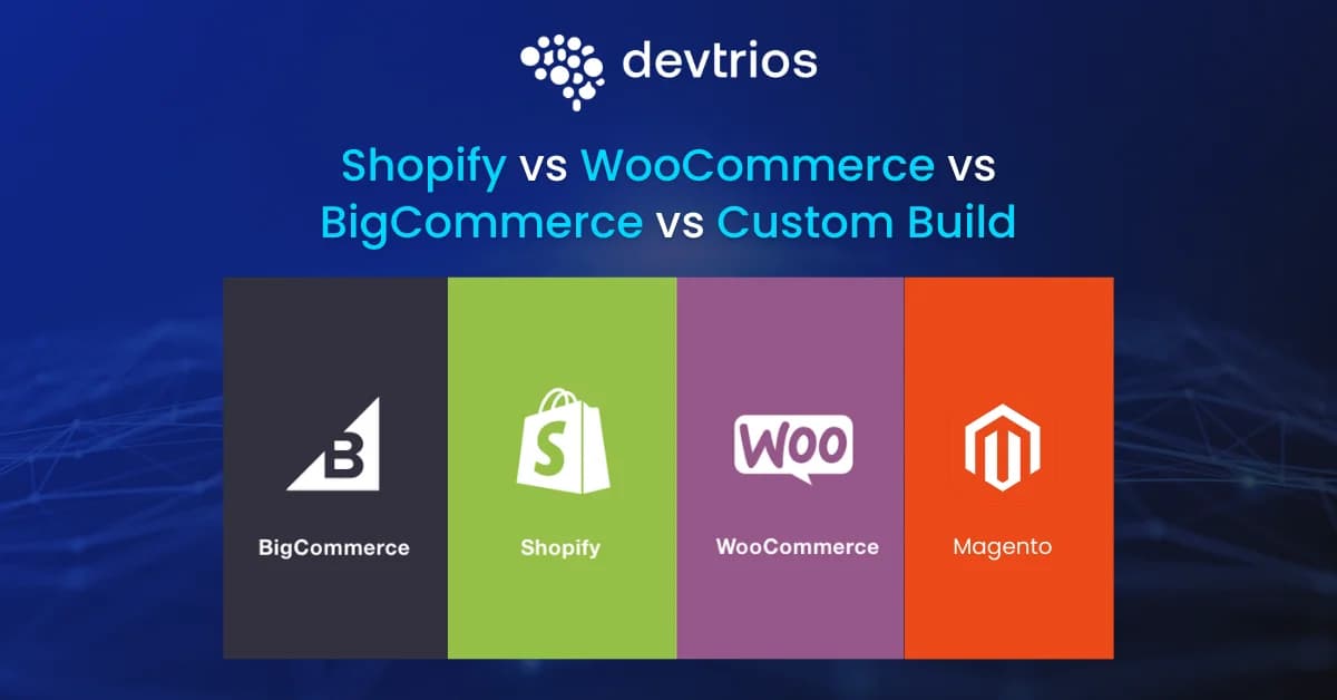 Shopify vs WooCommerce vs BigCommerce