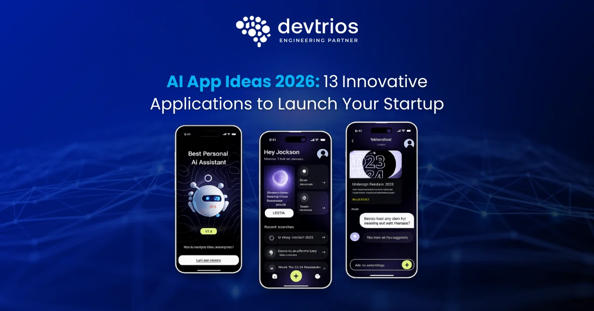 AI App Ideas 2026: 13 Innovative Applications to Launch Your Startup
